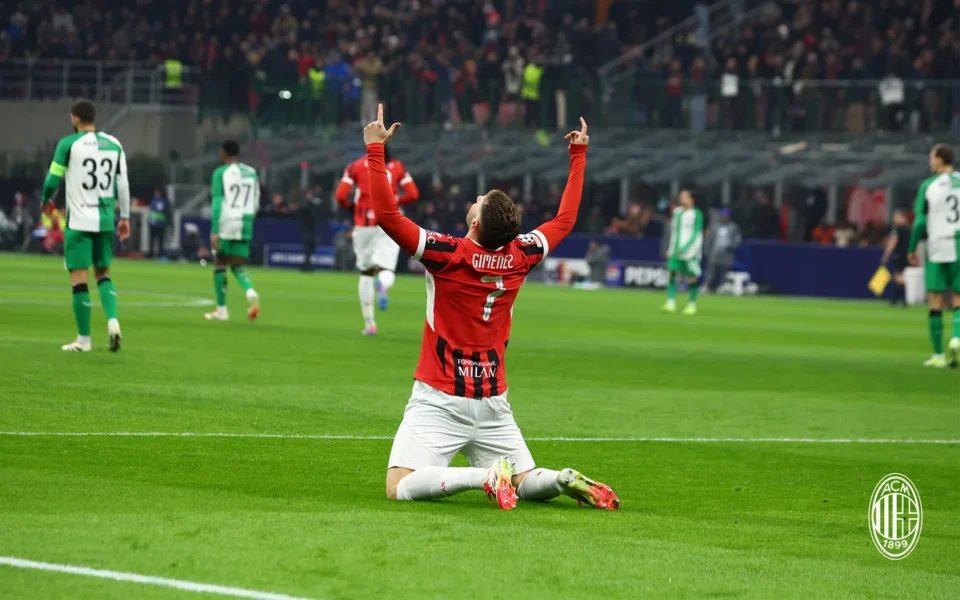 Milan Santiago Gimenez gol