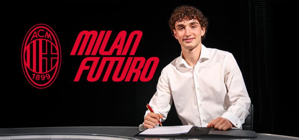 Milan, Matteo Geroli firma il primo contratto da professionista