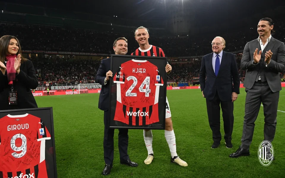 Milan, Kjaer: ‘Il vero Milan è tornato. Leao può essere un Pallone d’Oro, Gabbia è pronto. Quel giorno con Eriksen mi ha cambiato la vita’
