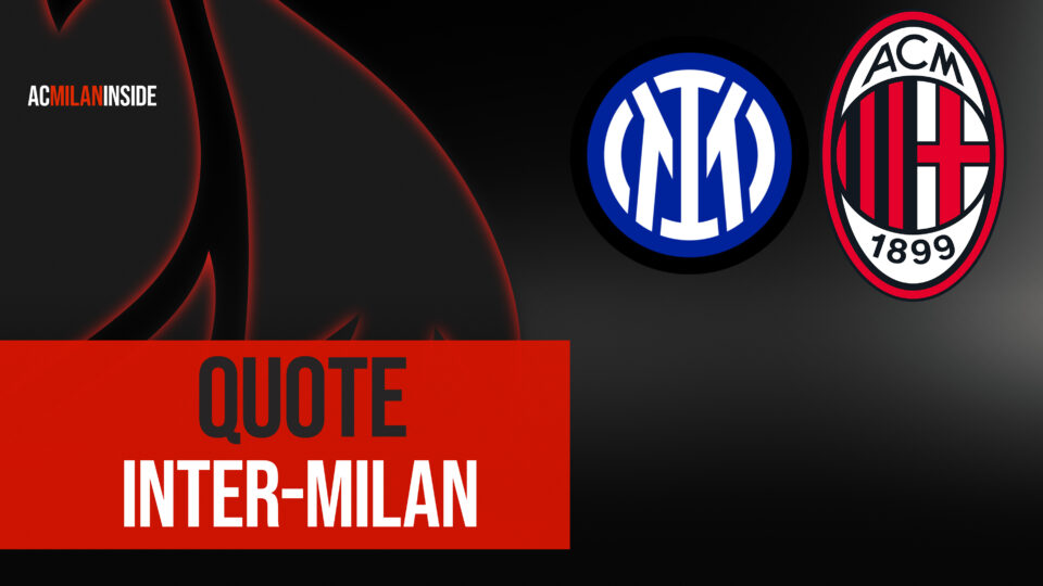 Inter-Milan, Massimiliano Allegri è favorito? Le quote dei bookmakers Inter Milan San Siro Derby quote