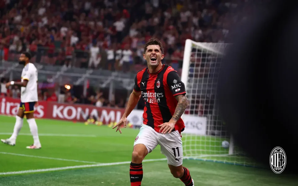 Christian Pulisic si prende il Milan: subito decisivo contro il Lecce